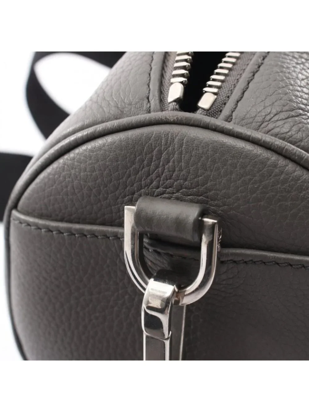 Dior Homme Shoulder Bag Atelier Lola Gray Leather Logo